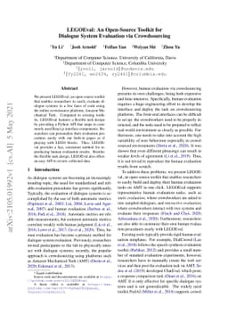 LEGOEval: An Open-Source Toolkit for Dialogue System Evaluation via
  Crowdsourcing