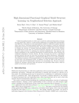 High-dimensional Functional Graphical Model Structure Learning via
  Neighborhood Selection Approach