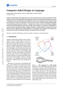 Computer-Aided Design as Language