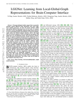 LGGNet: Learning from Local-Global-Graph Representations for
  Brain-Computer Interface