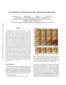 Toward Interactive Modulation for Photo-Realistic Image Restoration