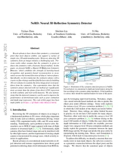 NeRD: Neural 3D Reflection Symmetry Detector