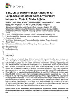 SEAGLE: A Scalable Exact Algorithm for Large-Scale Set-Based GxE Tests
  in Biobank Data