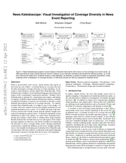 News Kaleidoscope: Visual Investigation of Coverage Diversity in News
  Event Reporting