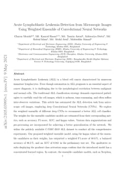 Acute Lymphoblastic Leukemia Detection from Microscopic Images Using
  Weighted Ensemble of Convolutional Neural Networks