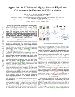 AppealNet: An Efficient and Highly-Accurate Edge/Cloud Collaborative
  Architecture for DNN Inference