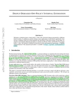 Deeply-Debiased Off-Policy Interval Estimation