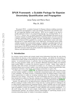 SPUX Framework: a Scalable Package for Bayesian Uncertainty
  Quantification and Propagation