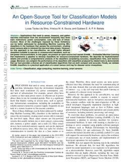 An Open-Source Tool for Classification Models in Resource-Constrained
  Hardware
