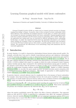 Learning Gaussian Graphical Models with Latent Confounders