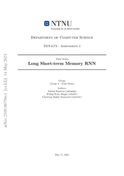 Long Short-term Memory RNN