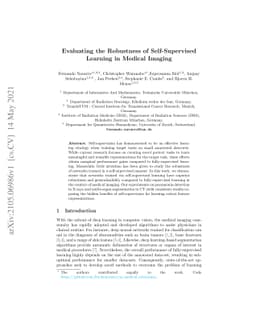 Evaluating the Robustness of Self-Supervised Learning in Medical Imaging