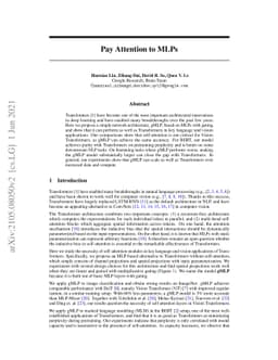 Pay Attention to MLPs