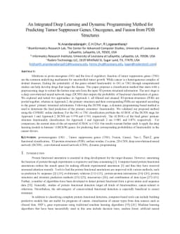 An Integrated Deep Learning and Dynamic Programming Method for
  Predicting Tumor Suppressor Genes, Oncogenes, and Fusion from PDB Structures