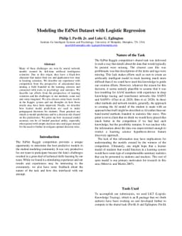 Modeling the EdNet Dataset with Logistic Regression