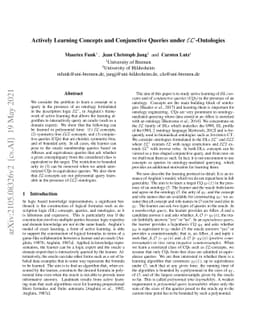Actively Learning Concepts and Conjunctive Queries under ELr-Ontologies