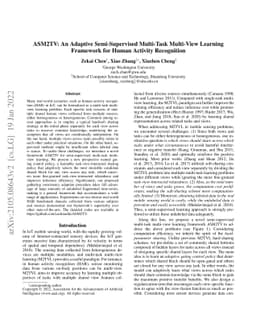 ASM2TV: An Adaptive Semi-Supervised Multi-Task Multi-View Learning
  Framework for Human Activity Recognition