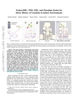 Fusion-DHL: WiFi, IMU, and Floorplan Fusion for Dense History of
  Locations in Indoor Environments