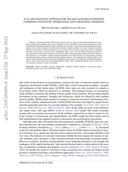 Scalable Bayesian Approach for the DINA Q-matrix Estimation Combining
  Stochastic Optimization and Variational Inference