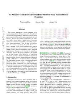 An Attractor-Guided Neural Networks for Skeleton-Based Human Motion
  Prediction