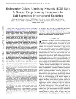 Endmember-Guided Unmixing Network (EGU-Net): A General Deep Learning
  Framework for Self-Supervised Hyperspectral Unmixing