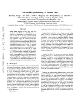 Federated Graph Learning -- A Position Paper