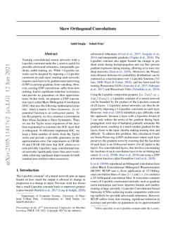 Skew Orthogonal Convolutions