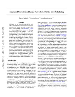 Structured Convolutional Kernel Networks for Airline Crew Scheduling