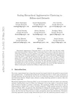 Scaling Hierarchical Agglomerative Clustering to Billion-sized Datasets