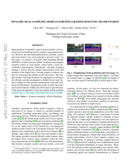 Dynamic Dual Sampling Module for Fine-Grained Semantic Segmentation