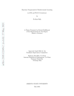 Bayesian Nonparametric Reinforcement Learning in LTE and Wi-Fi
  Coexistence