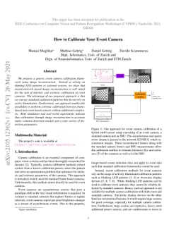 How to Calibrate Your Event Camera