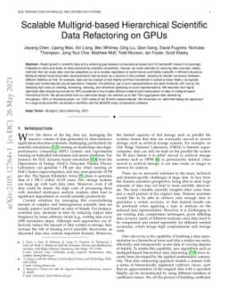 Scalable Multigrid-based Hierarchical Scientific Data Refactoring on
  GPUs