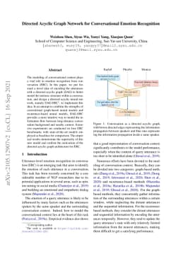 Directed Acyclic Graph Network for Conversational Emotion Recognition