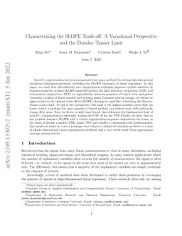 Characterizing the SLOPE Trade-off: A Variational Perspective and the
  Donoho-Tanner Limit