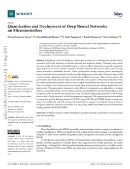 Quantization and Deployment of Deep Neural Networks on Microcontrollers