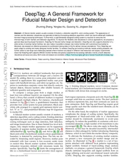 DeepTag: A General Framework for Fiducial Marker Design and Detection