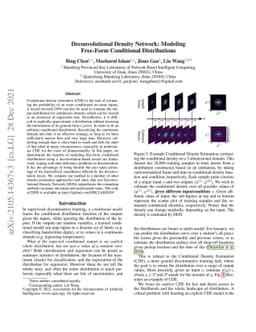 Deconvolutional Density Network: Modeling Free-Form Conditional
  Distributions