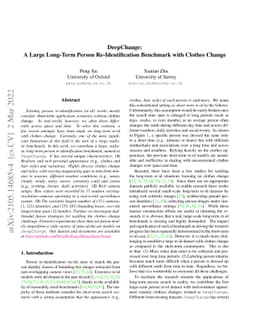 DeepChange: A Large Long-Term Person Re-Identification Benchmark with
  Clothes Change