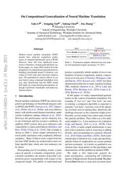 On Compositional Generalization of Neural Machine Translation