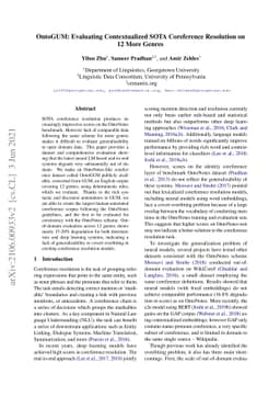 OntoGUM: Evaluating Contextualized SOTA Coreference Resolution on 12
  More Genres