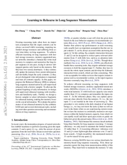 Learning to Rehearse in Long Sequence Memorization