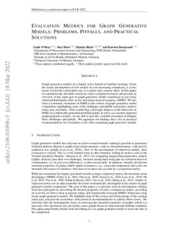 Evaluation Metrics for Graph Generative Models: Problems, Pitfalls, and
  Practical Solutions