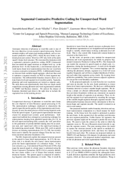Segmental Contrastive Predictive Coding for Unsupervised Word
  Segmentation