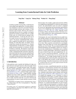 Learning from Counterfactual Links for Link Prediction