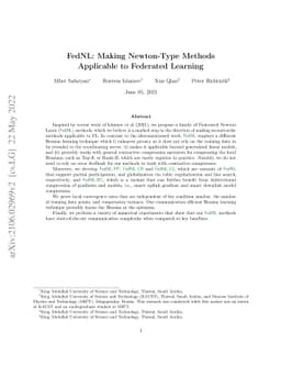 FedNL: Making Newton-Type Methods Applicable to Federated Learning