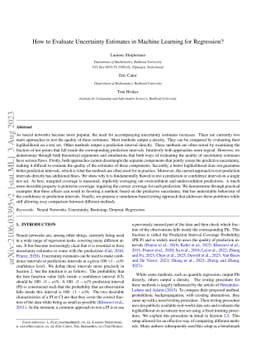 How to Evaluate Uncertainty Estimates in Machine Learning for
  Regression?