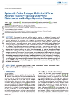 Systematic Online Tuning of Multirotor UAVs for Accurate Trajectory
  Tracking Under Wind Disturbances and In-Flight Dynamics Changes