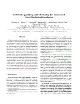 OoD-Bench: Quantifying and Understanding Two Dimensions of
  Out-of-Distribution Generalization