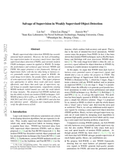 Salvage of Supervision in Weakly Supervised Object Detection